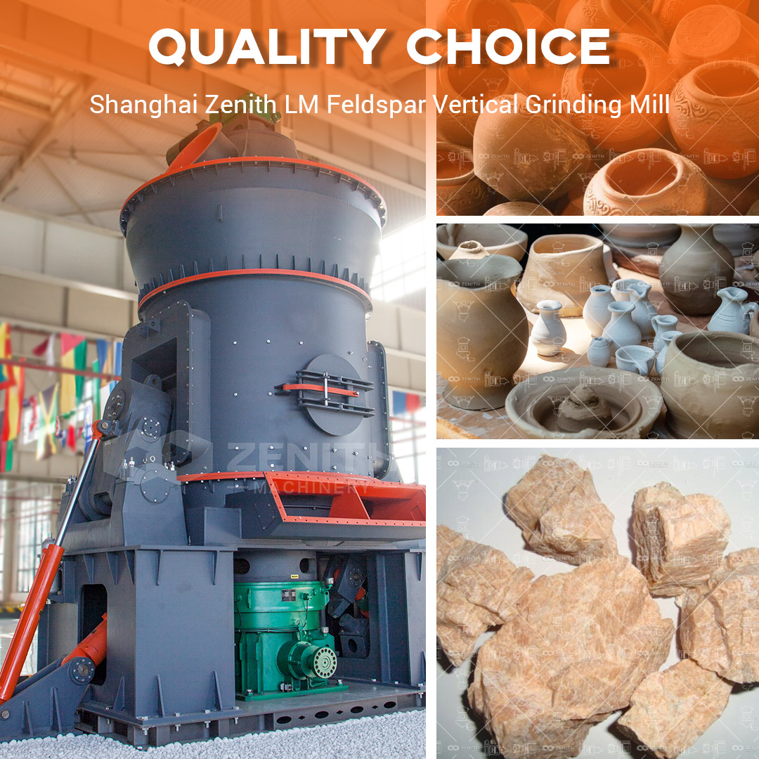 Detailed cross-sectional diagram showing the internal grinding chamber and classifier of a Zenith ring roller mill
